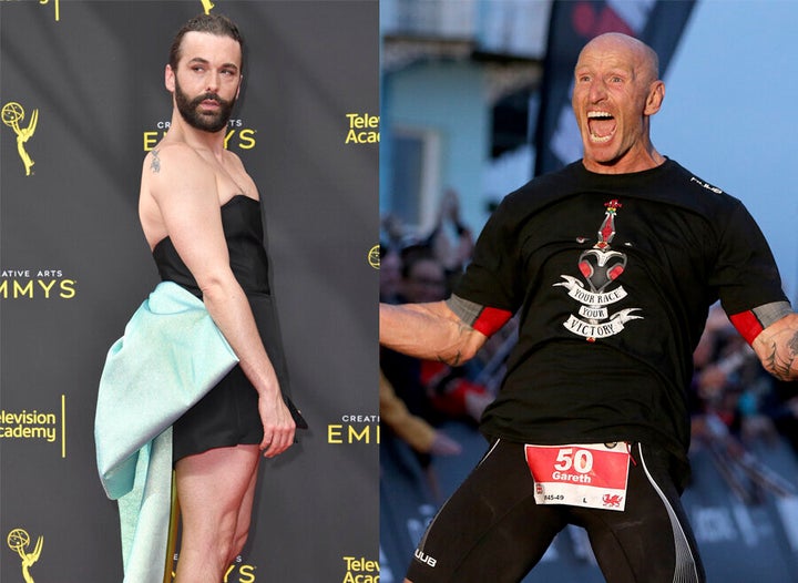 Jonathan Van Ness (L) and Gareth Thomas. 