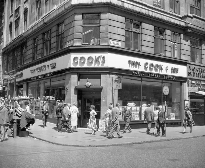 The Thomas Cook branch in the Strand, London.