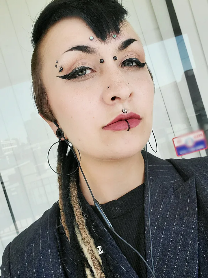 Went for a Corp goth look for work, but was told it was unprofessional  because of the tights. Thoughts? I was told to wear a cardigan already  because my dress wasn't modest