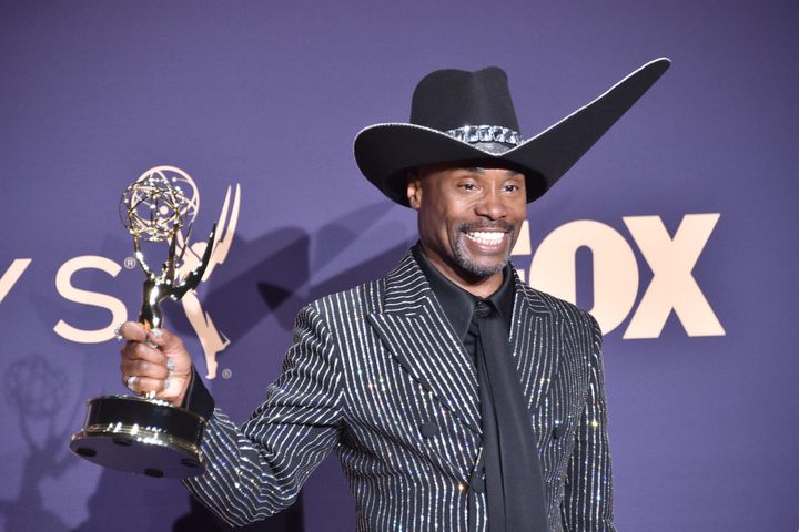 LOS ANGELES, CALIFORNIA - SEPTEMBER 22: Billy Porter attends the The 71st Emmy Awards- Press Room at Microsoft Theater on September 22, 2019 in Los Angeles, California. (Photo by David Crotty/Patrick McMullan via Getty Images)