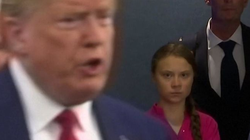 Greta Thunberg Glares At Donald Trump As He Arrives At UN Climate