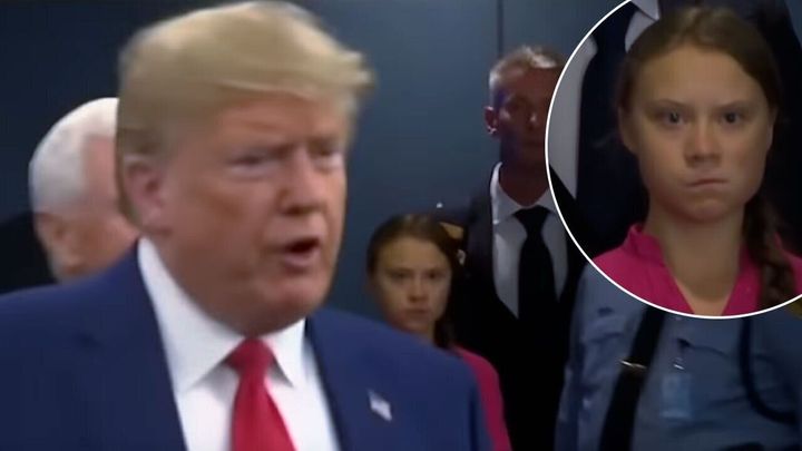 Le regard lancé par la jeune activiste pro-environnement Greta Thunberg au président des États-Unis Donald Trump a beaucoup fait parler.