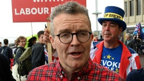 Le numéro deux des travaillistes Tom Watson à Brighton le 22 septembre 2019