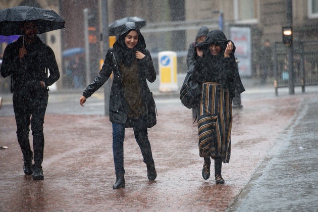 UK Weather: Hurricane Humberto Downpours To Dump A Month Of Rain On The UK Before Midnight