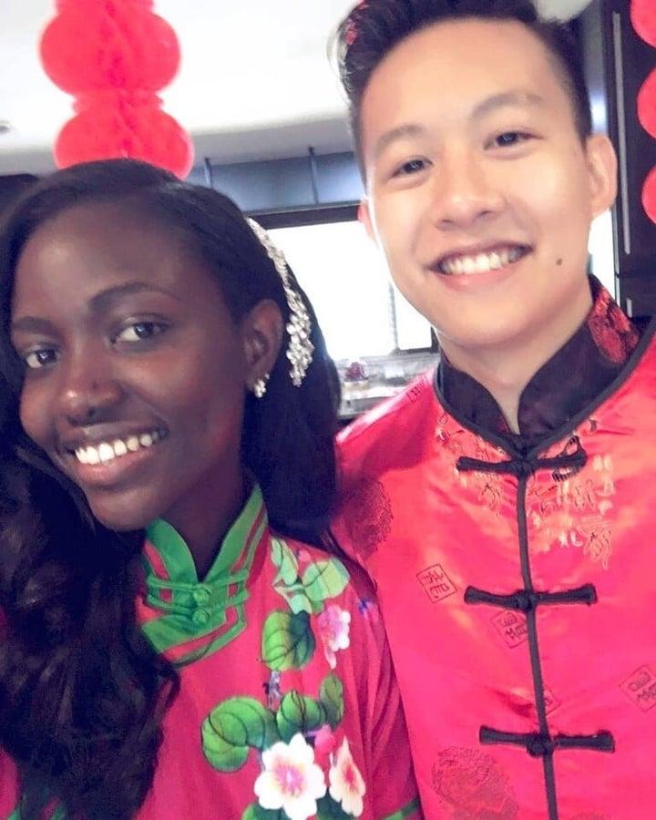 Clarence Tan posted in the group earlier this month, opening up about the struggles he faced when he introduced his parents to his partner, Edna, who is from Ghana.