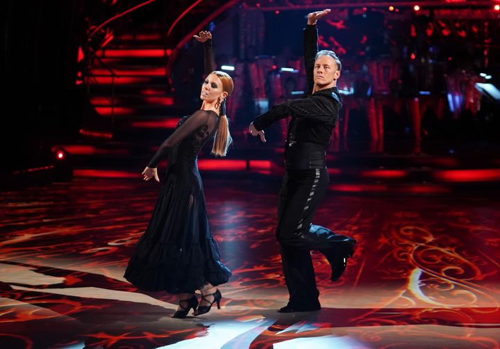 Stacey Dooley and Kevin Clifton returned to perform a victory dance during this year's launch show