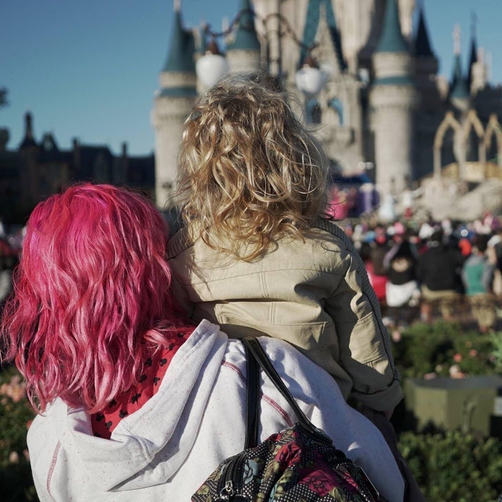 The author and her child.