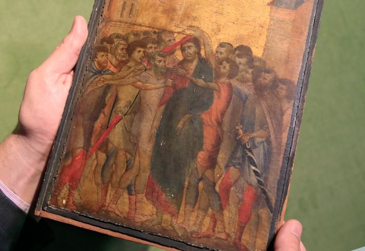 This rare 13th century painting by Italian master Cimabue has been found in a French kitchen, 