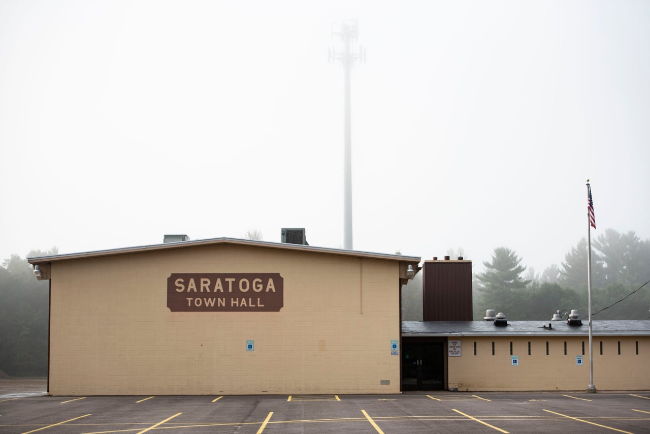 Downtown Saratoga, Wisconsin, on Sept. 20.