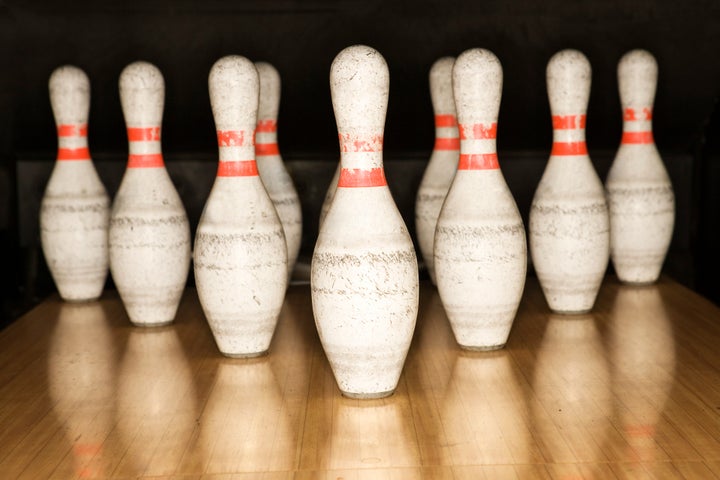 Passengers can carry on their bowling balls, but bowling pins are not allowed.&nbsp;