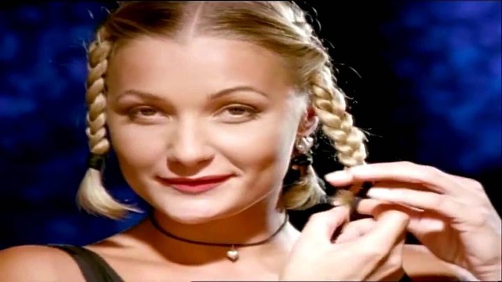 Whigfield in the video for Saturday Night
