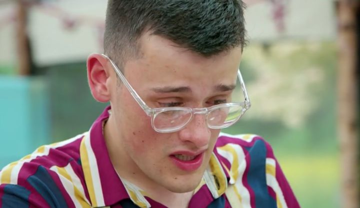 Michael became quite tearful during last night's technical challenge.