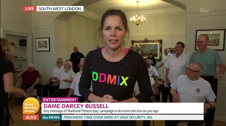 Darcey Bussell appeared on Good Morning Britain on Wednesday