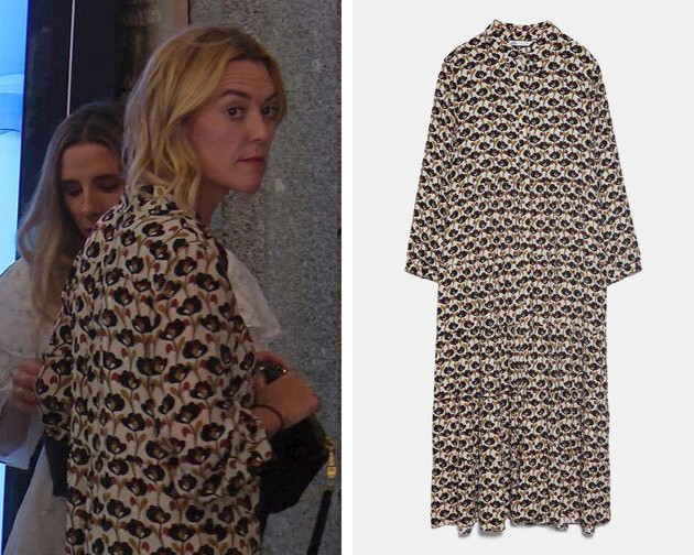 Marta Ortega en el Universal Music Fest en Madrid en julio de 2019, a la derecha, imagen de la prenda en la web de Zara. 