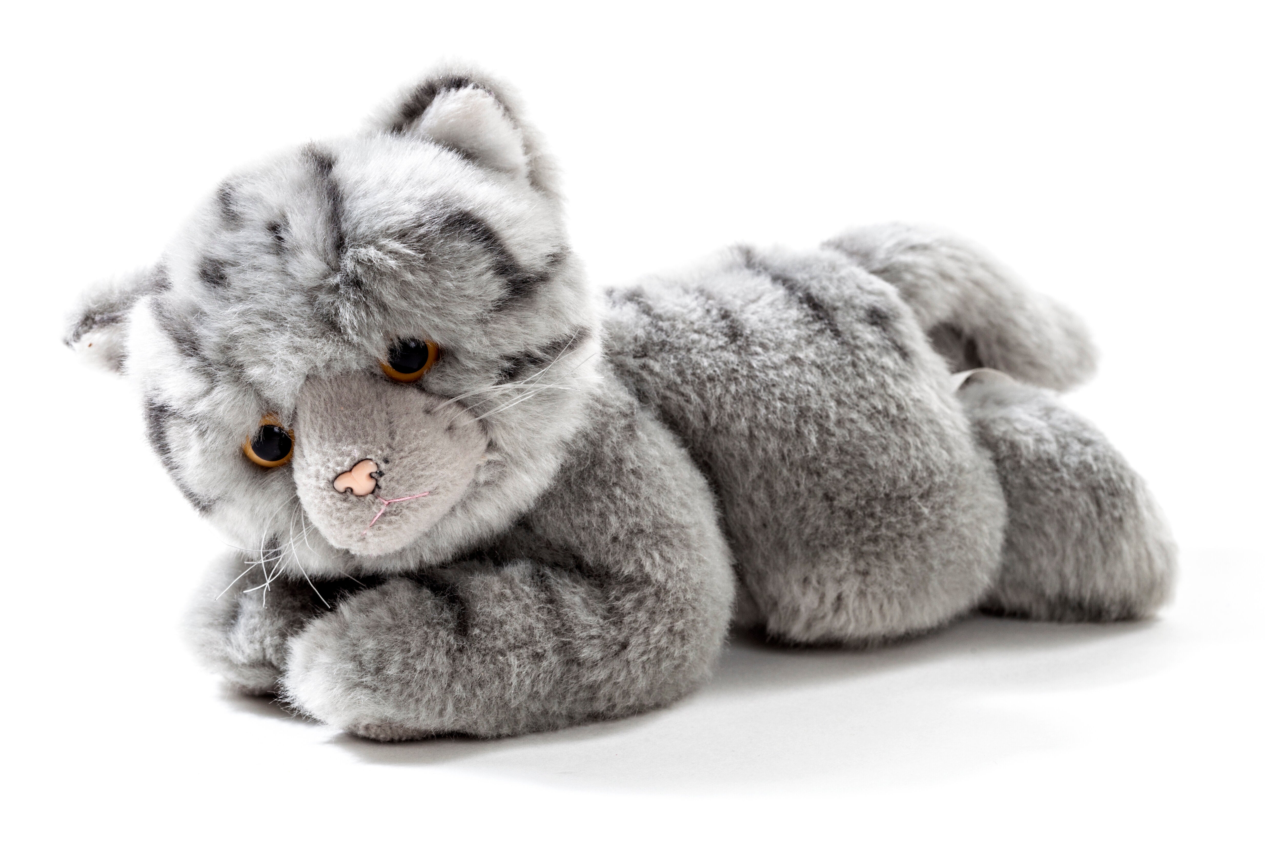 grey toy cat