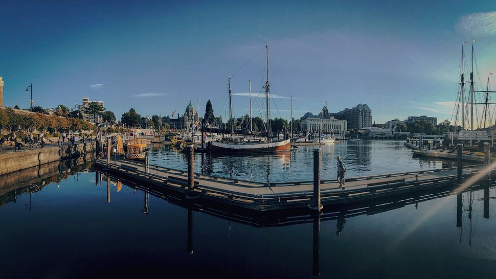 The waterfront in Victoria, B.C. is shown in July 2019.