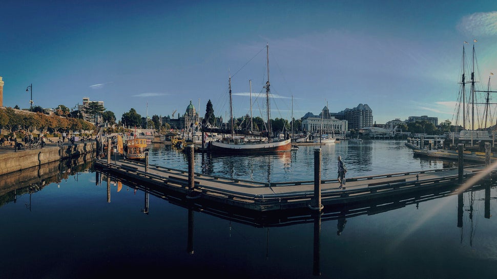 The waterfront in Victoria, B.C. is shown in July 2019.