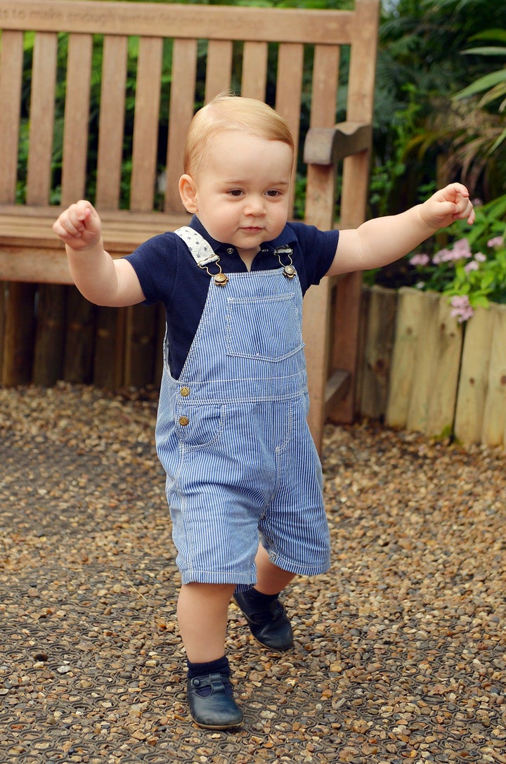 This adorable pic was taken to mark Prince George's first birthday.