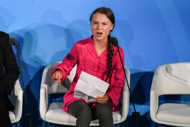 Thunberg delivered a fiercely critical speech of world leaders at the Climate Action Summit at the United Nations on Monday.