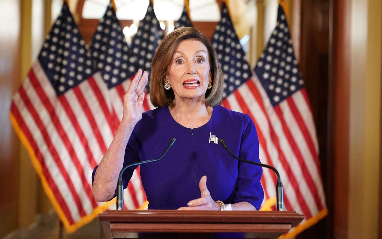 Nancy Pelosi announces a formal impeachment inquiry of President Donald Trump on Sept. 24, 2019, in Washington, D.C.