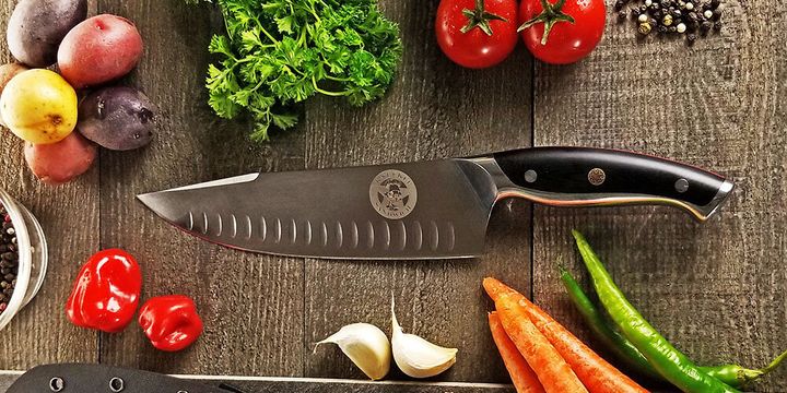 Guy Fieri Knuckle Sandwich 8 Chef's Knife - Ergo Chef Knives