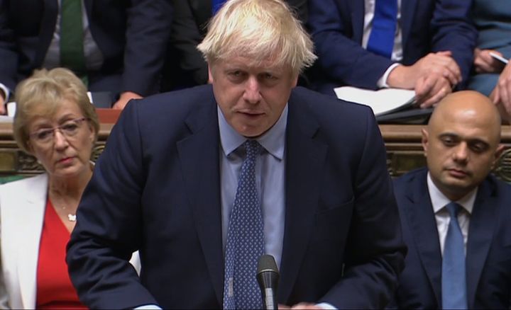 Prime Minister Boris Johnson speaks in the House of Commons, London, after judges at the Supreme Court ruled that his advice to the Queen to suspend Parliament for five weeks was unlawful.