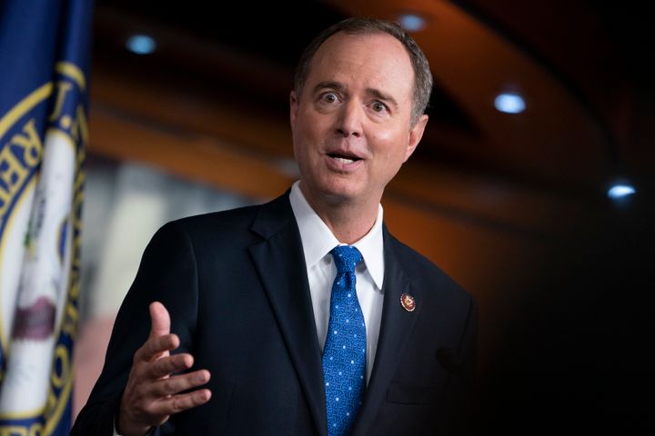 House Intelligence Committee Chairman Adam Schiff (D-Calif.) talks to reporters about the White House's summary of President Donald Trump's call with the Ukrainian president. "This is how a mafia boss talks," said Schiff.
