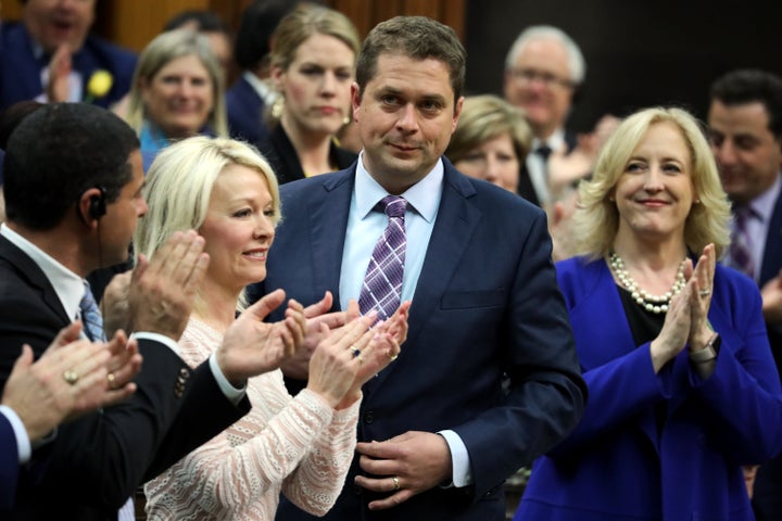 Conservative leader Andrew Scheer in Ottawa on May 29, 2019.