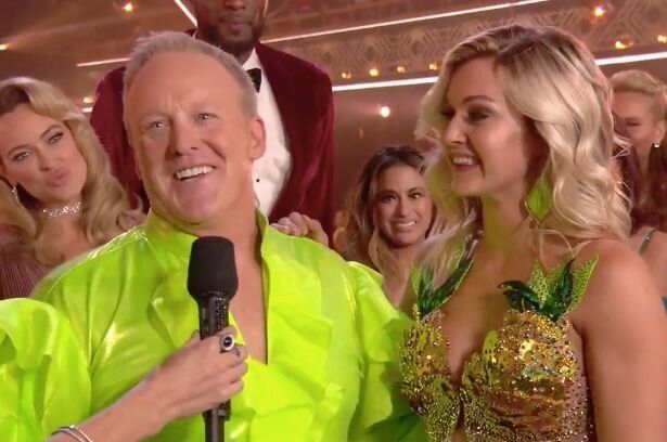 Sean Spicer on "Dancing With The Stars."