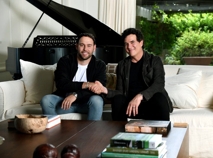 Scooter Braun with Big Machine's CEO Scott Borchetta