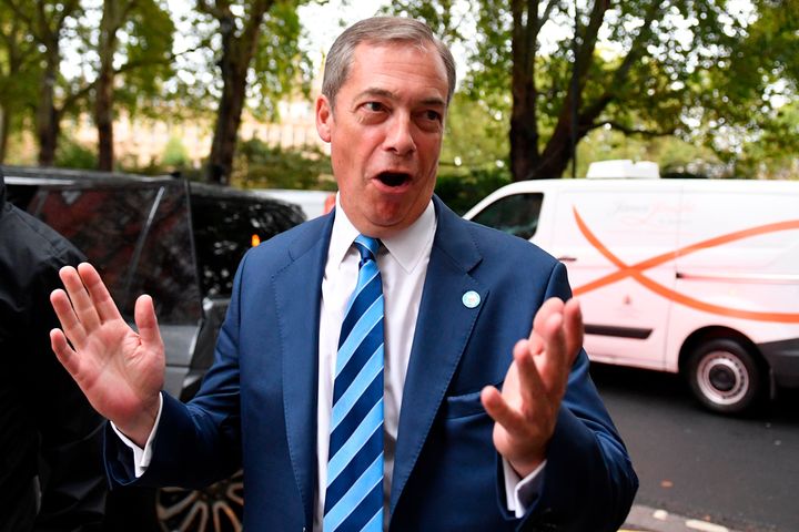 Nigel Farage, who is now the leader of the Brexit party