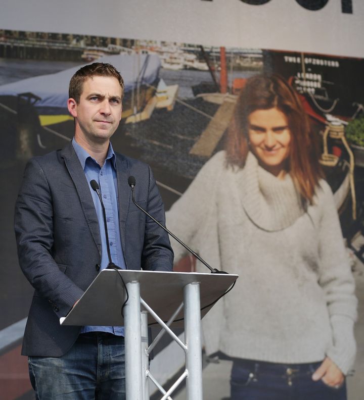 Brendan Cox, widower of Jo Cox has said he 'felt sick' to hear his late wife's name used in such a manner