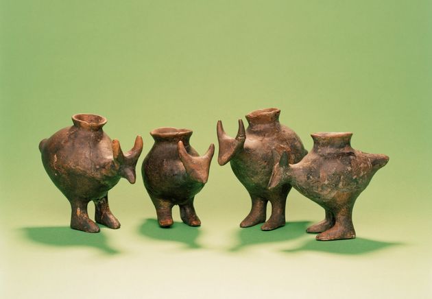 Late Bronze Age feeding vessels from Vosendorf, Austria. They're pretty adorable, actually.