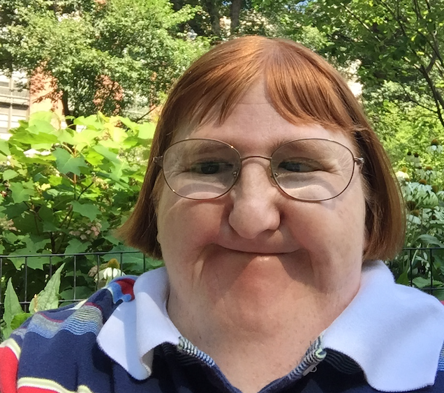 A photo the author took of herself.