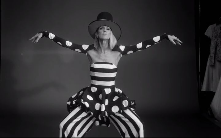Céline Dion in her new music video for "Imperfections."