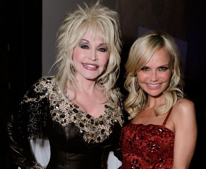 Chenoweth (right) also teamed up with Dolly Parton for a duet version of “I Will Always Love You.”