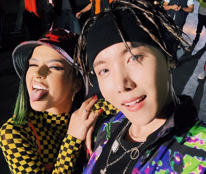 J Hope And Becky G S Chicken Noodle Soup Is Out And Bts Fans Are Hyped Huffpost None J Hope And Becky G S Chicken Noodle Soup Is Out And Bts Fans Are Hyped Huffpost None