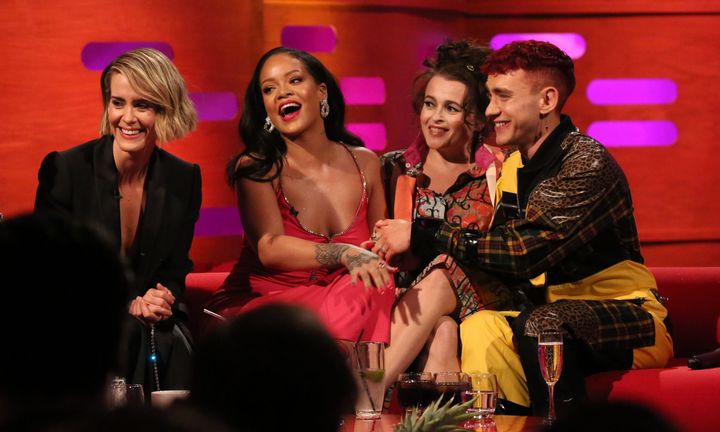 Olly Alexander couldn't believe he was sat near Rihanna