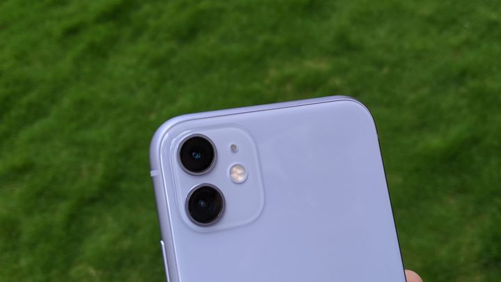 The 'camera island' on the iPhone 11.