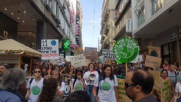 Η γενική απεργία των μαθητών για την κλιματική