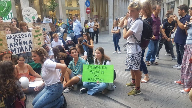 Η γενική απεργία των μαθητών για την κλιματική