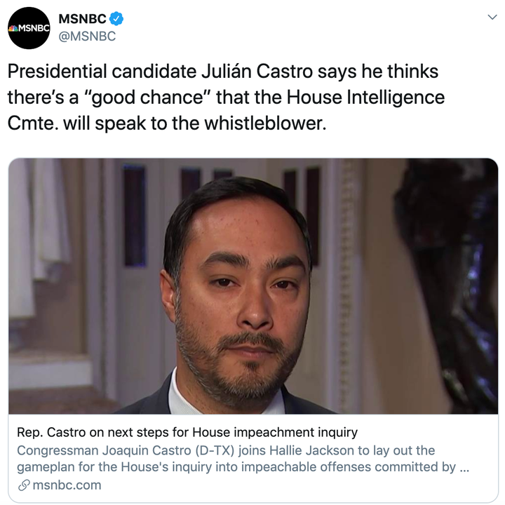 MSNBC confuses Joaquin Castro with Julián Castro