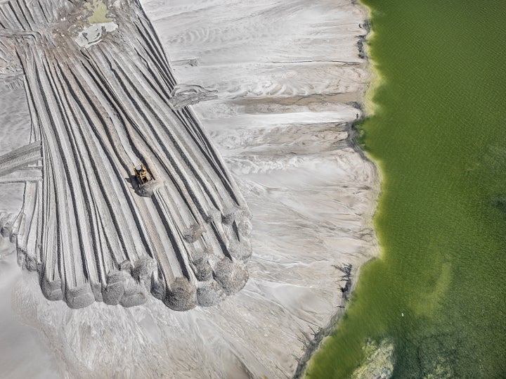 Phosphor Tailings Pond #4, near Lakeland, Florida.