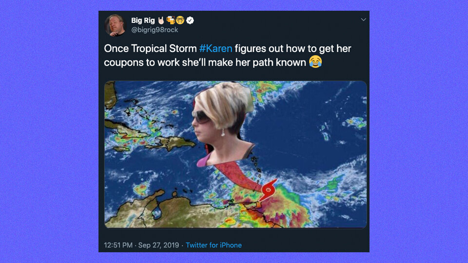 tropical storm it meme