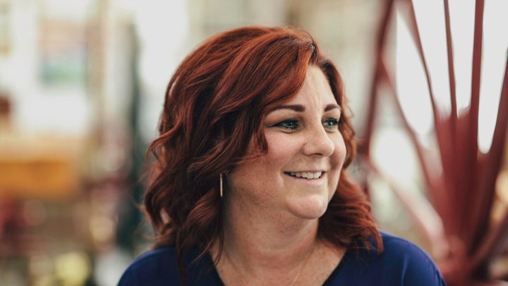Kings–Hants Conservative candidate Martha MacQuarrie sits down for an interview with HuffPost Canada in Kentville, N.S.