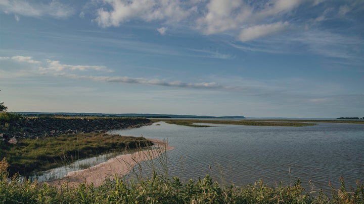 Overlooking the Bay of Fundy at Scots Bay.