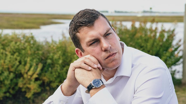 Liberal candidate Kody Blois sits down for an interview with HuffPost Canada in Wolfville, N.S.