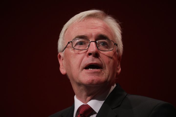 Shadow Chancellor John McDonnell 