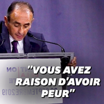 Zemmour affiche sa peur face à 