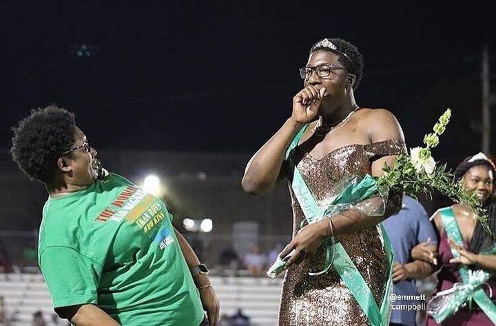 White Station High School student Brandon Allen was crowned Homecoming Royalty.